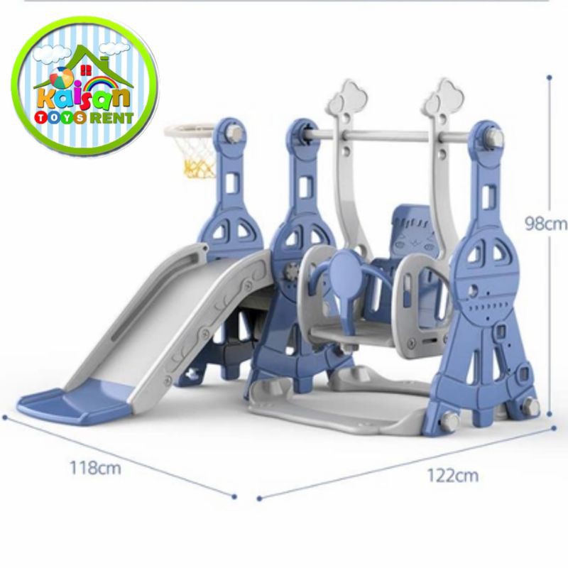 Baby Slide with Swing / Prosotan dan Ayunan Bayi - SEWA MAINAN