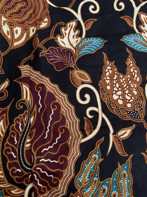 Benang Raja Atasan Batik Wanita Lengan Pendek Ukuran M L Xl