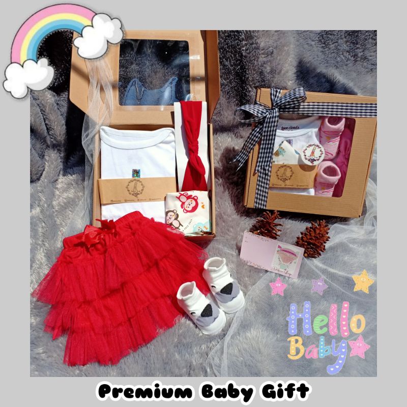 Hampers Bayi / Hampers Baby / Hampers Baby New Born  / Hampers Baby Premium / Kado Bayi New Born / Baby Gift / Hampers Bayi Murah-B11 (Putih-Maroon)