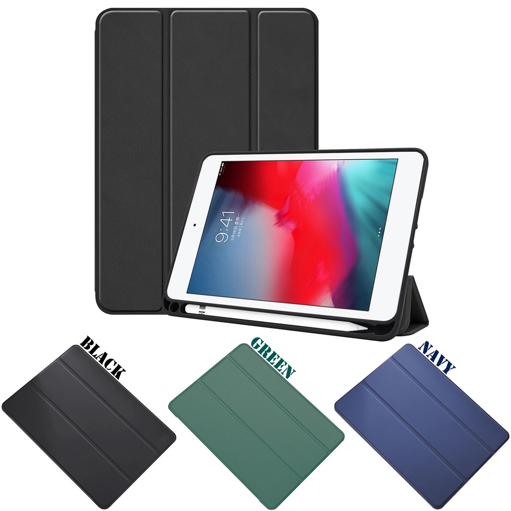 GoodCase - Flip Case iPad Mini 1/2/3/4/5/6 | iPad 2/3/4/5/6/9.7/7/8/9 | Air 4 10.9/Pro 10.5/ 10.2 2019 | Pro 11 2020 | Pro 12.9 2020 Smart Cover Stylus