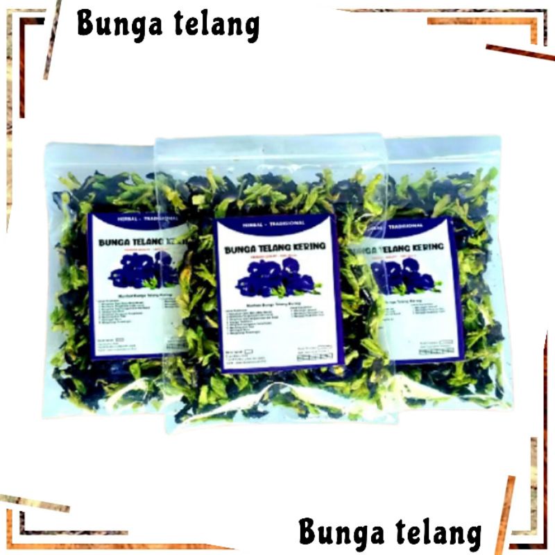 bunga telang kering 100gr