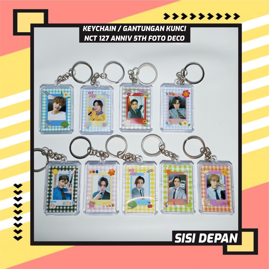 Gantungan Kunci / Keychain / Keyring NCT 127 Anniversary 5th