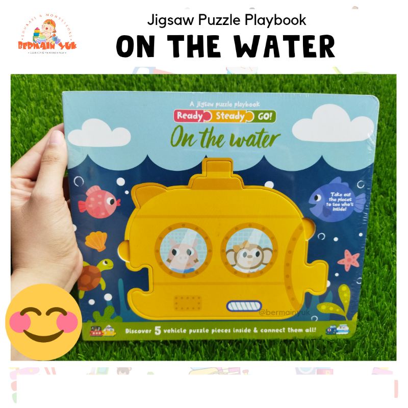 Jigsaw Puzzle Playbook On The Water Boardbook Anak Puzzle Book