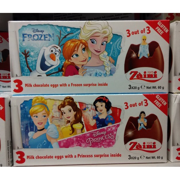 Paket 2 Box Egg Zaini Surprise Frozen & Princess 021