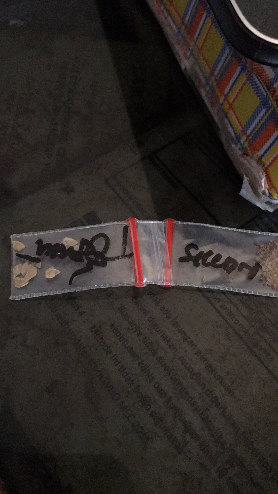 1 Lembar Polybag Ukuran 23cm X 30cm.