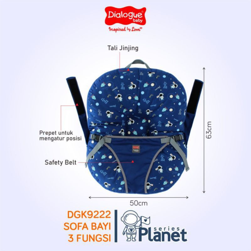 DGK9222 Dialogue Sofa Bayi 3 in 1 Planet Series