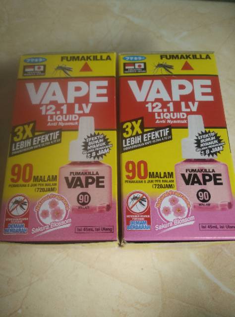 Obat Nyamuk Vape Liquid Refill - 90 Malam