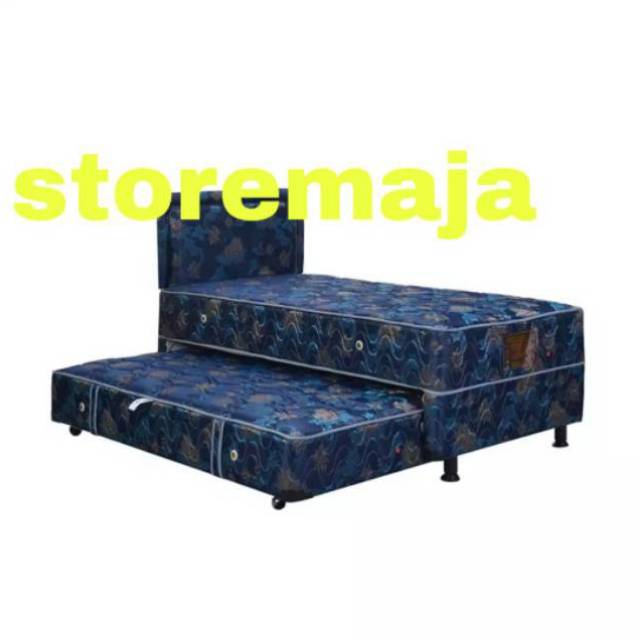 KASUR 2 in 1 CENTRAL  SPRING BED CENTRAL DELUXE 2 IN 1 CALISTA ELEGAN BUSA ORI KASUR TERMURAH KASUR 