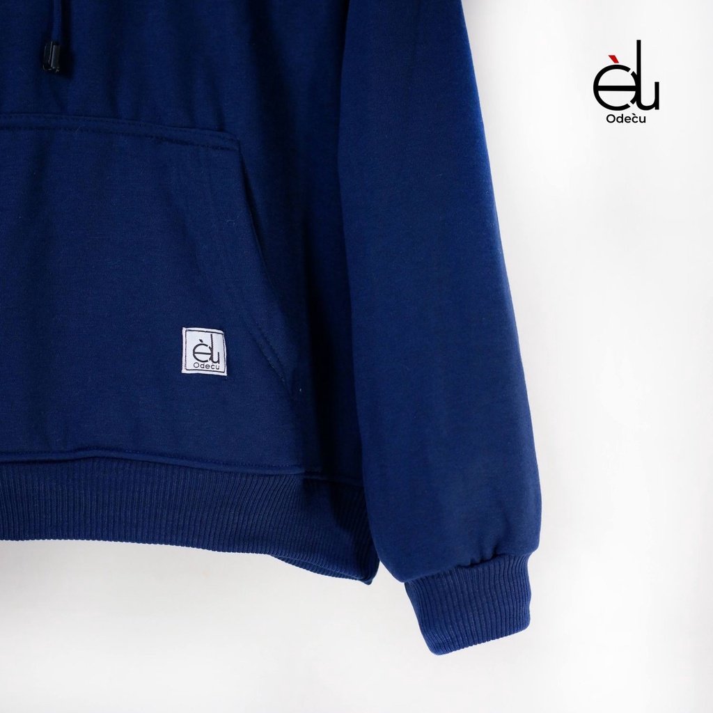 ODECU HOODIE PREMIUM NAVY SWEATER OVERSIZE WANITA PRIA