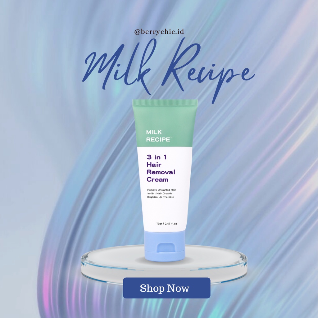 MILK RECIPE 3 in 1 Hair Removal Cream