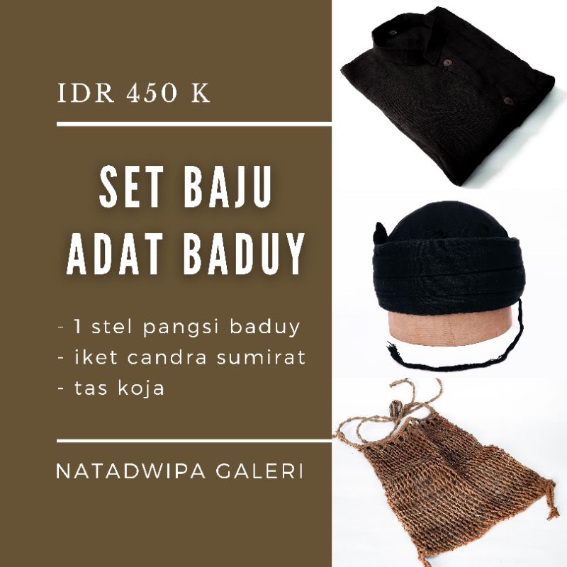 Set Baju Adat Baduy
