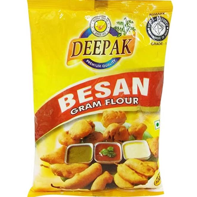 

TERBARU Tepung Besan/ Gram Flour/ ChickPea Flour 500g Deepak/ Vegetarian