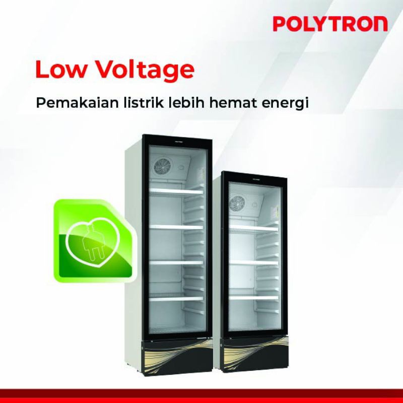 SHOWCASE POLYTRON 3 PINTU SCN 187