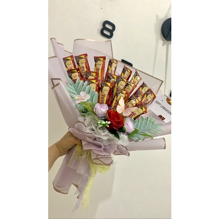 

buket beng beng with flower