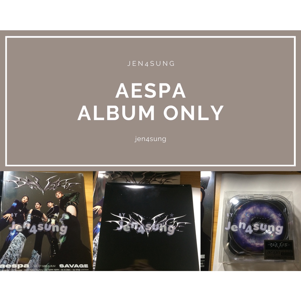 [BOOKED] ALBUM ONLY AESPA