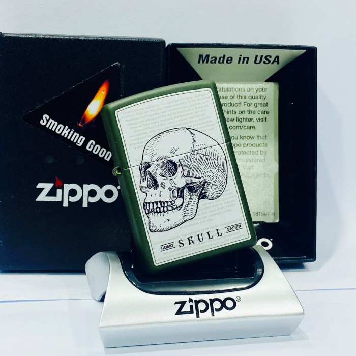 Original Zippo 49602 Skull