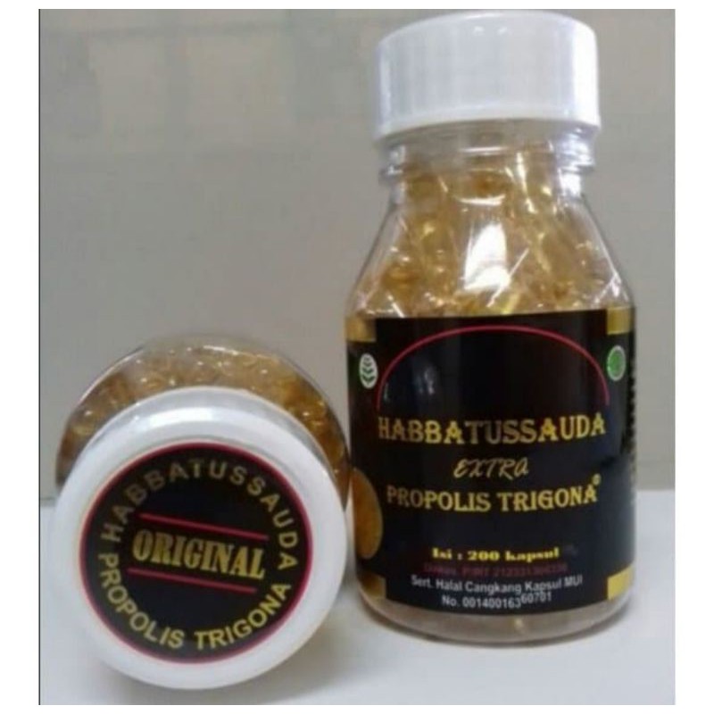 Habatusauda Plus Extra Propolis Trigona / Obat Asam Urat 100% Herbal | Habbatusauda Trigona