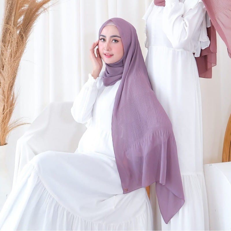 (1kg muat 13PCS) FATIN PASHMINA HIJAB JILBAB KHIMAR KERUDUNG BERGO PLEATS PLISKET SEGIEMPAT