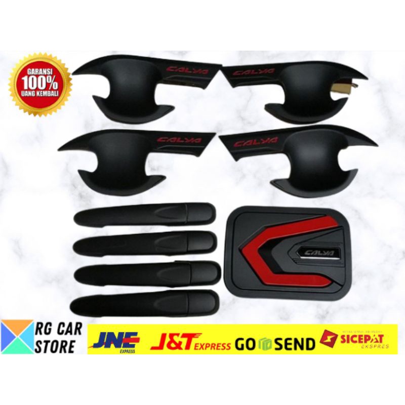 PAKET MODIF CALYA-OUTER HANDLE TANK COVER BLACK DOFF DIJAMIN PNP BERKUALITAS