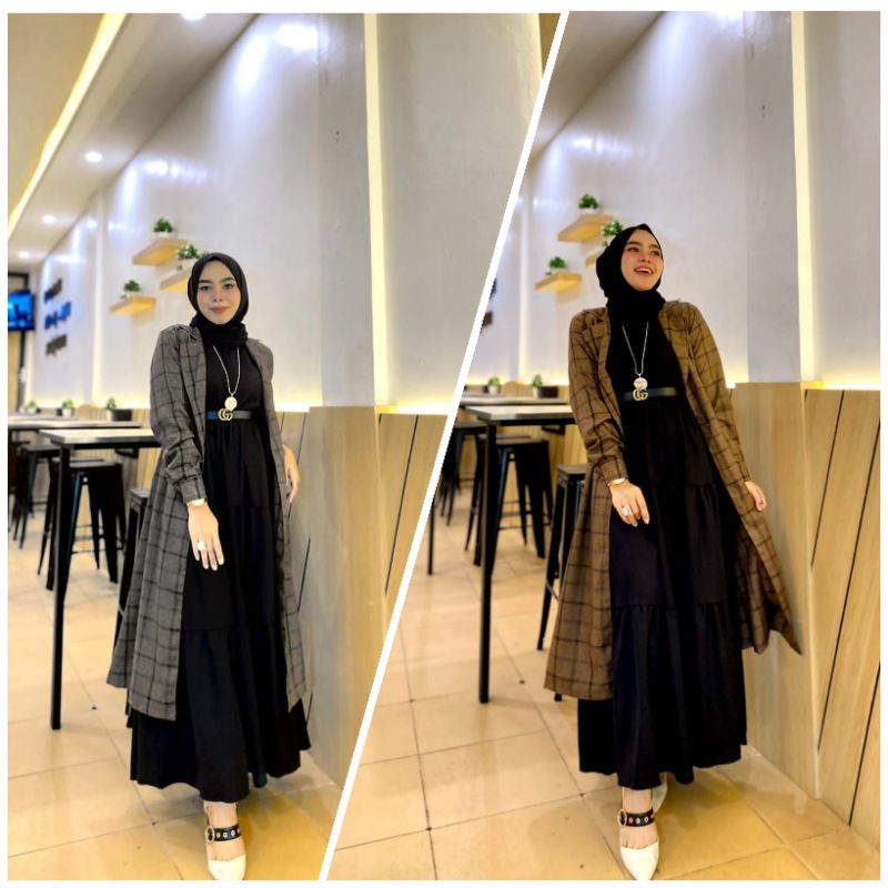 (COD) Amora daily set outer / ahza set / SELENA SET