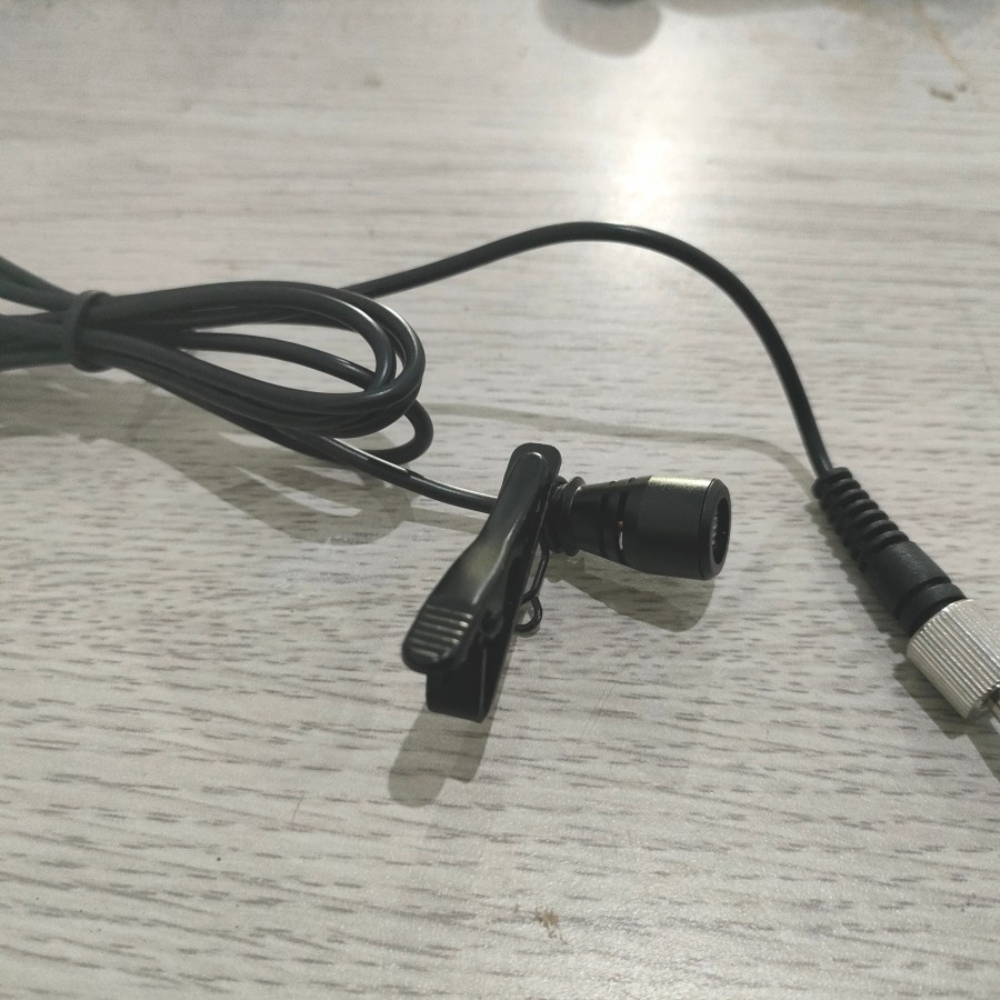 mic jepit clip on BESI panjang kabel 1.2m