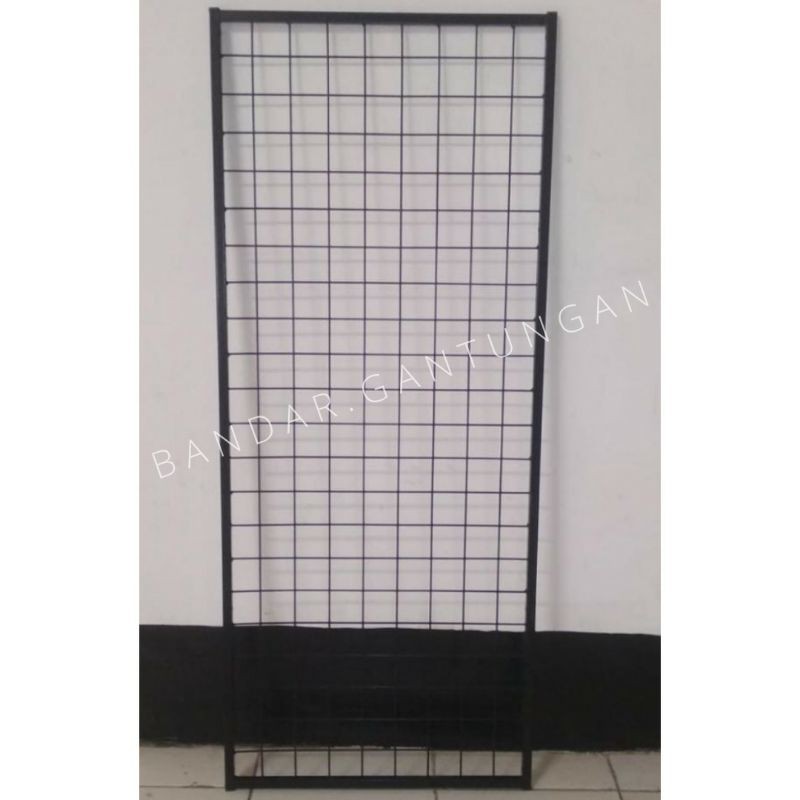 Ram Jaring Kawat Hitam/Croom Ram Bingkai Hitam Ram Grid Wall Foto Wall Mesh Hitam/Gantungan Ram/Croom+ Dus -BH