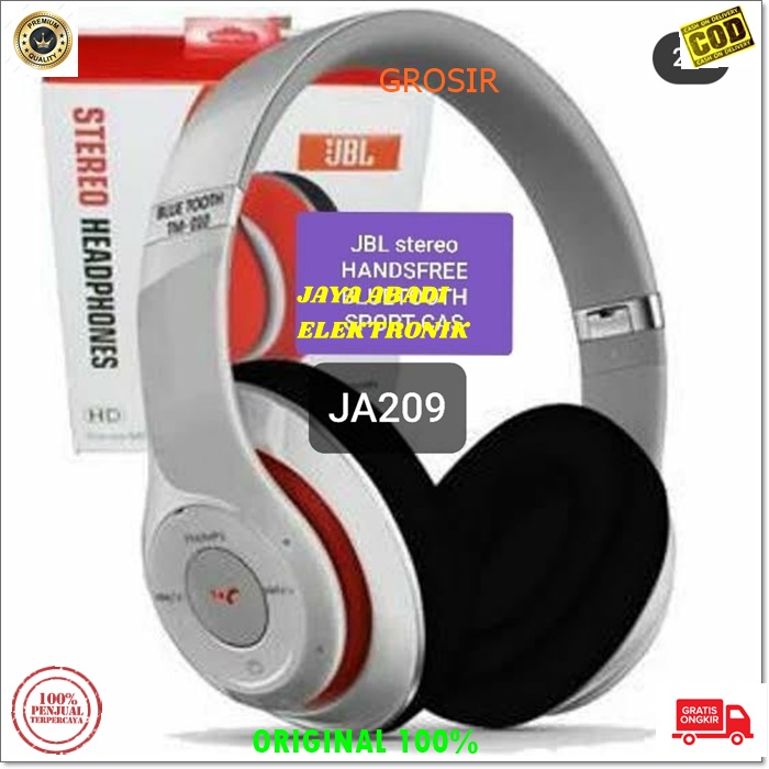 J209 HEADPHONE JBL BLUETOOTH HEADSET BLUETOOT STEREO WIRELESS HANDSFREE BATERAI SYSTEM CASAN CHARGER WIRELES BLUTUT MUSIK CALL SUPER BASS SUARA AUDIO JERNIH TIDAK BERISIK SPORT musik Wireles blutut mp3 audio suara universal multi fungsi serba bisa super