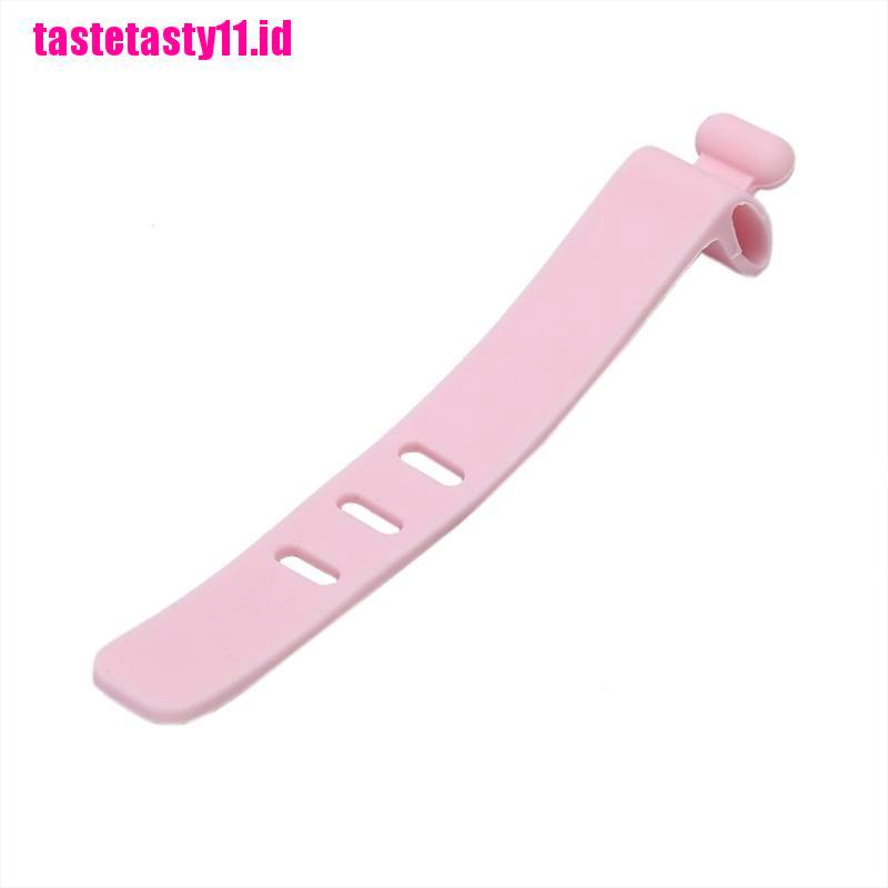 【TTID】Silicone Data Cable Organizer Headphone Cord Finishing Buckle Wrap Tie St