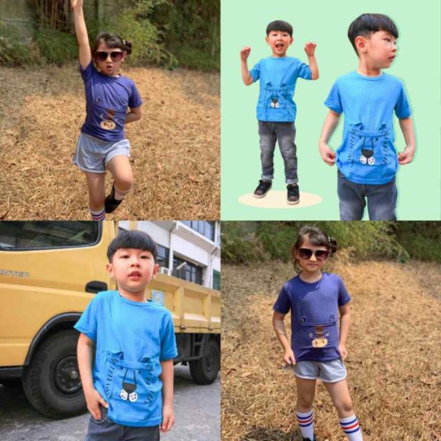 Kaos Anak/ Kaos Anak Unik/ Pocka Tee Jump inc