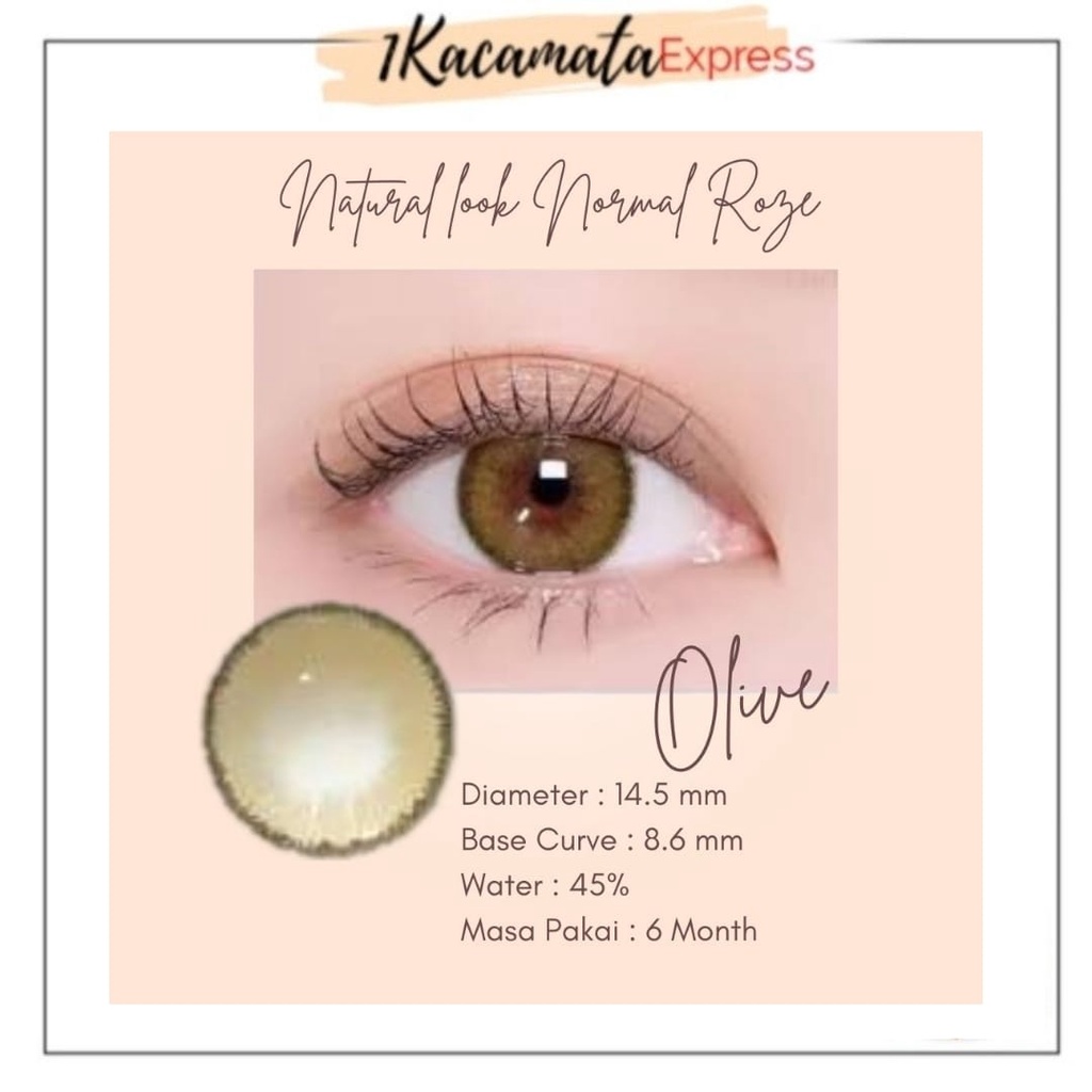 SOFTLENS WARNA NORMAL NATURAL LOOK ROZE