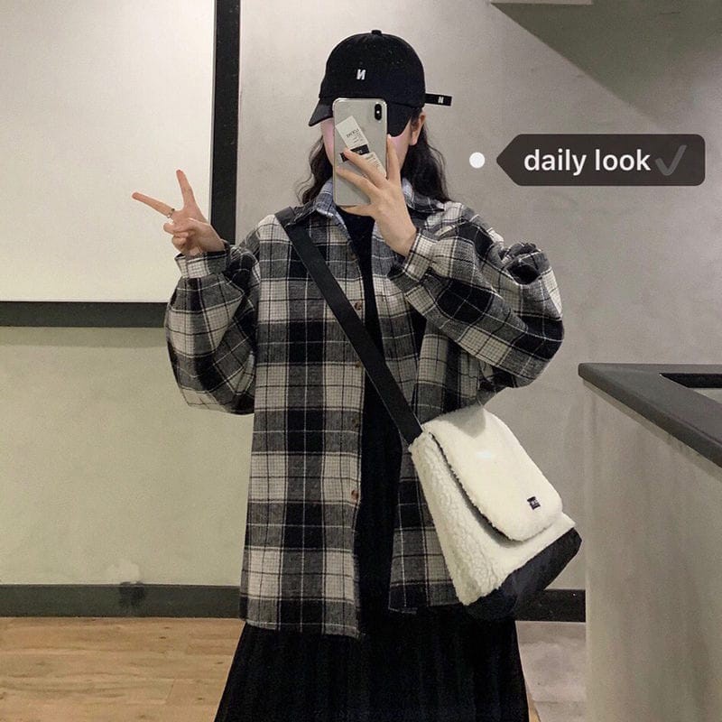 KOHZEN - ZEC OOTD Wanita Kemeja HASHI / Kemeja Tokyo / Kemeja Wanita Keluaran Terbaru / Kemeja Model