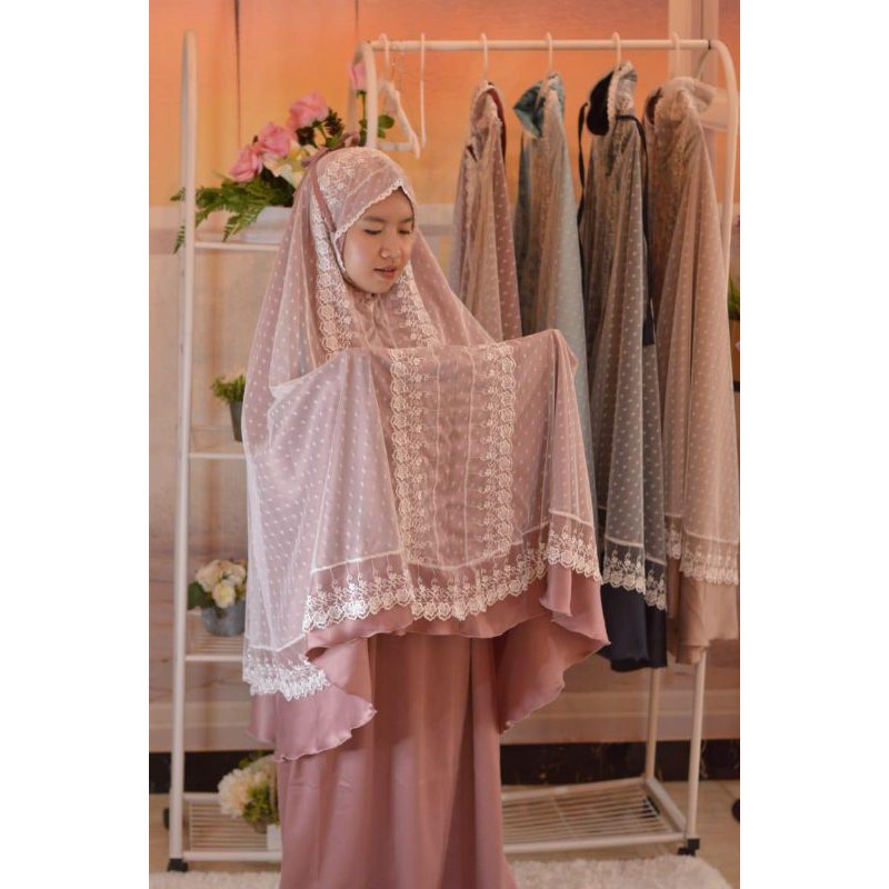 MUKENA PRANCIS RENDA / MUKENA RENDA MEWAH