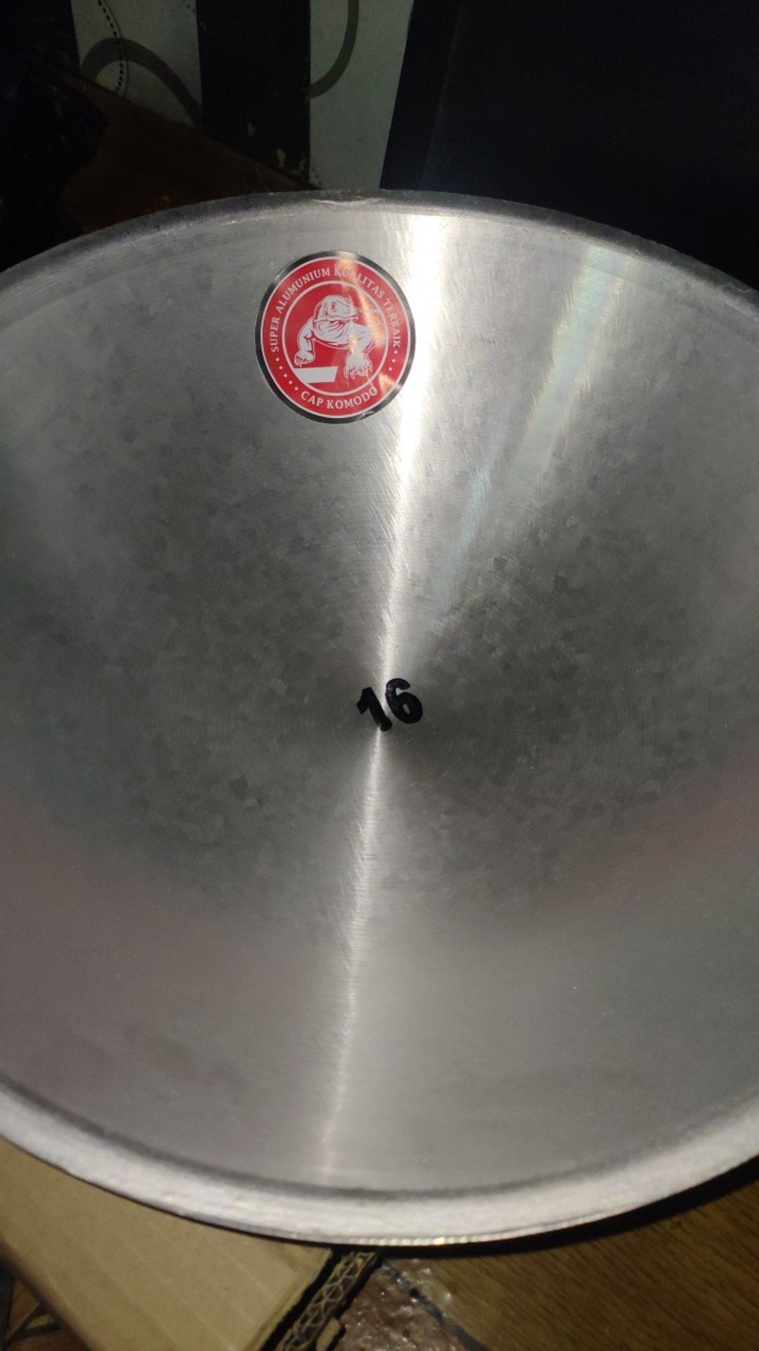 Katel/wajan/pengorengan Cap Komodo 14cm, 15cm, 16cm