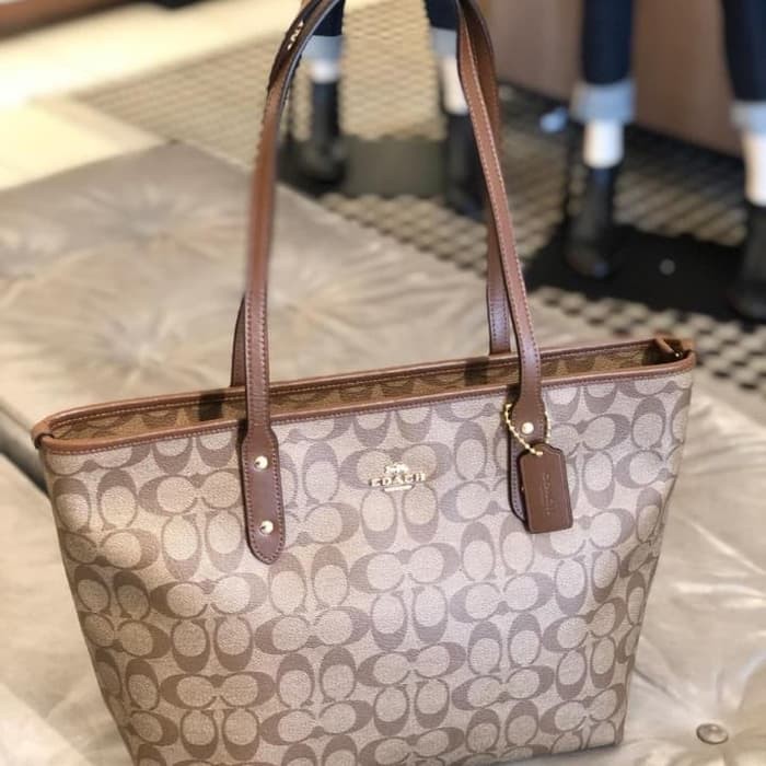 Tas coach original / coach city tote signature saddle women