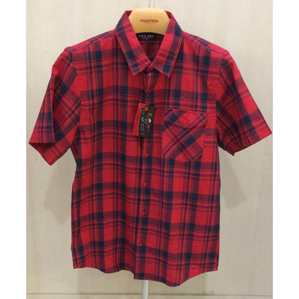 KEMEJA PRIA KOTAK OTO ONO / BAJU HASSENDA MAN