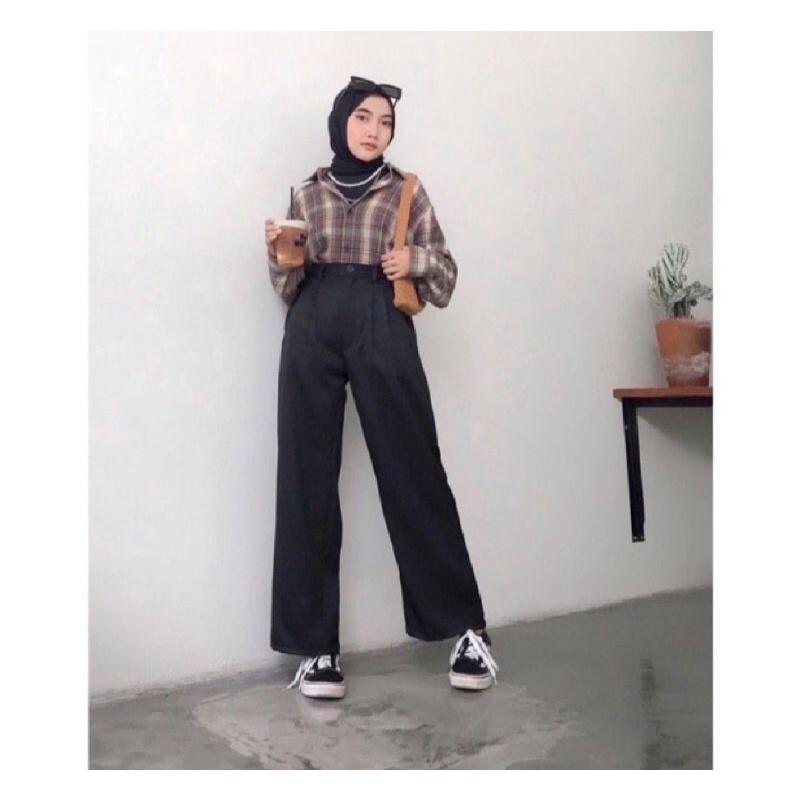 Kulot Linen HIGHWAIST/kulot Linen Premium/ Kulot Linen Rami Ori