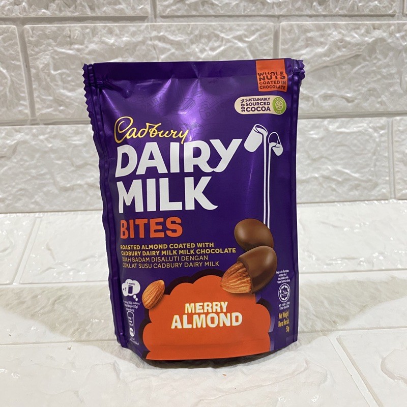 

Coklat Cadbury Dairy Milk Bites 50gr Malaysia