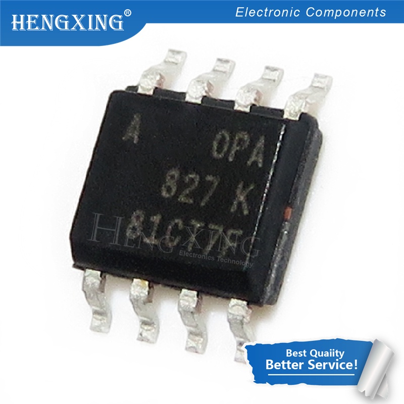 10pcs OPA827AIDR OPA827AID OPA827 SOP-8 OPAMP JFET 22MHZ