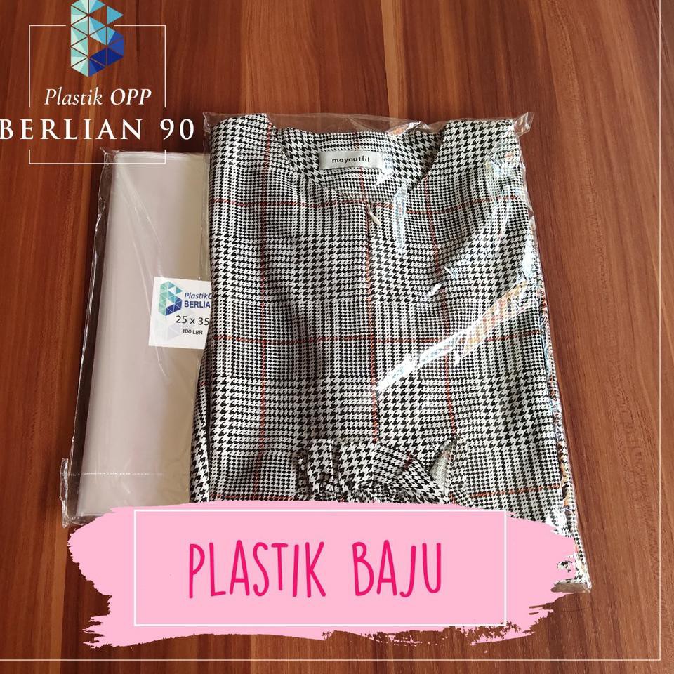 

9t Plastik OPP 25 X 35 CM 20 MIC 100LBR Lem Atau Seal 67J