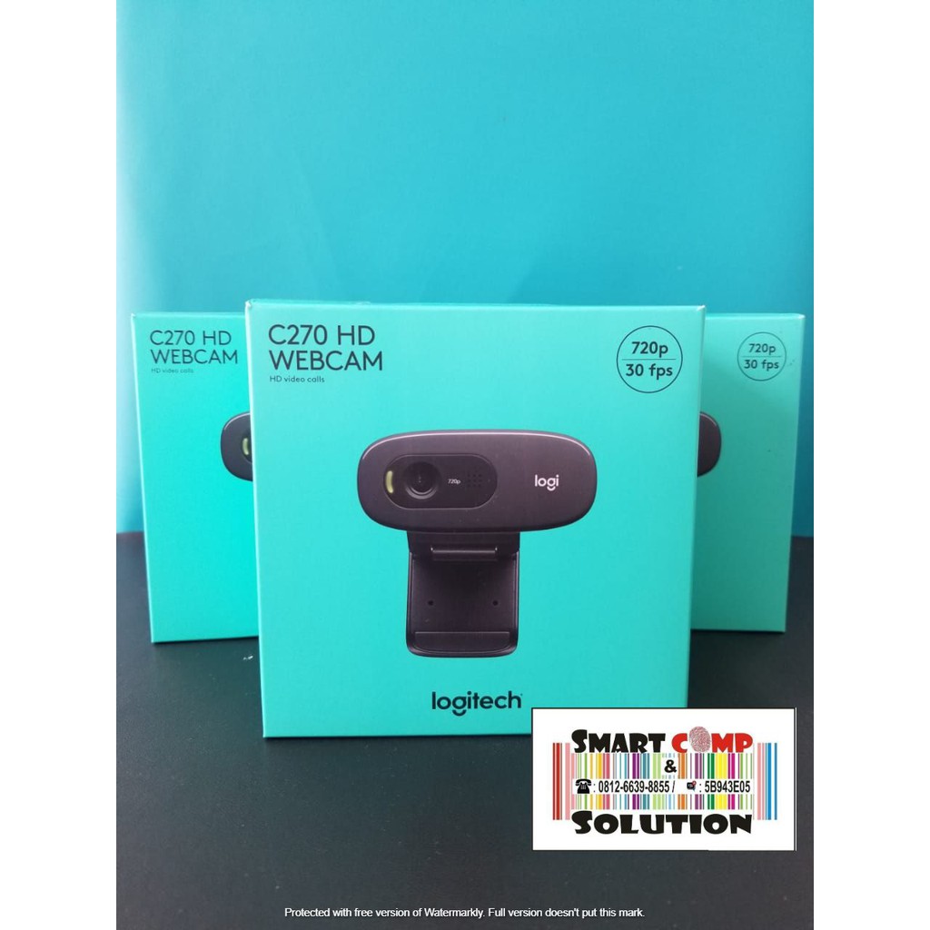 Webcam Logitech C270 - Webcam HD 720p 30FPS