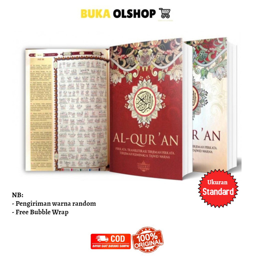 Al Quran Perkata Transliterasi Terjemah Per Kata Sahabat Alquran Terjemah Perkata