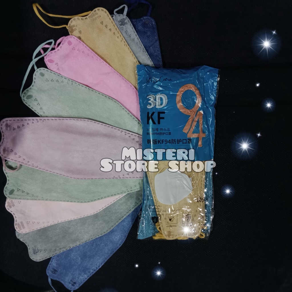 Masker KF94 3D Mix Warna isi 10pcs