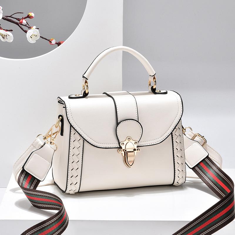 KDDJT2182-white Tas Handbag Selempang Wanita Elegan Import