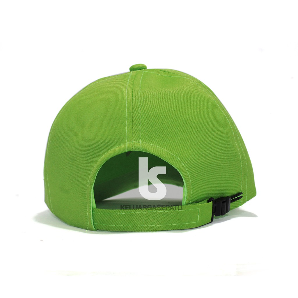 TOPI BASEBALL warna stabilo bahan twill