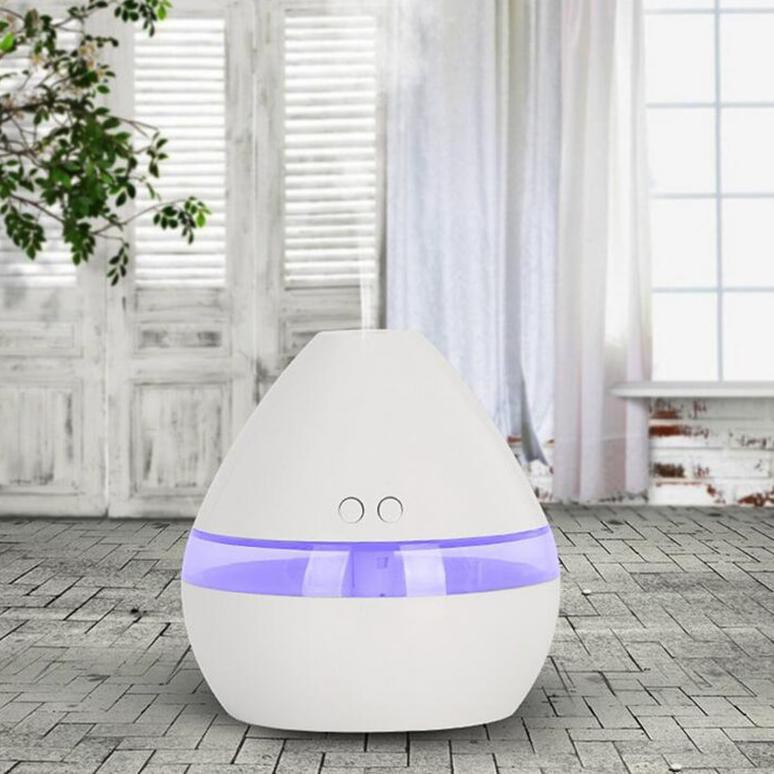 HPS  Taffware Aromatherapy Air Humidifier Night Light Marble 300ml Humi H296 White INT503 Grab Medan