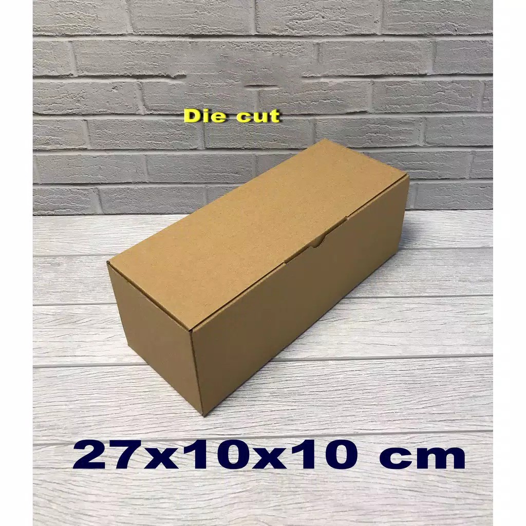 

Kardus 27 x 10 x 10 cm...... Die Cut