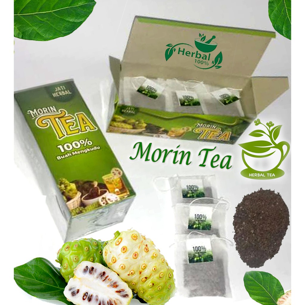 

Morin Tea / Teh Celup Mengkudu / Teh Herbal / Jamu Herbal / Ekstrak Buah Mengkudu