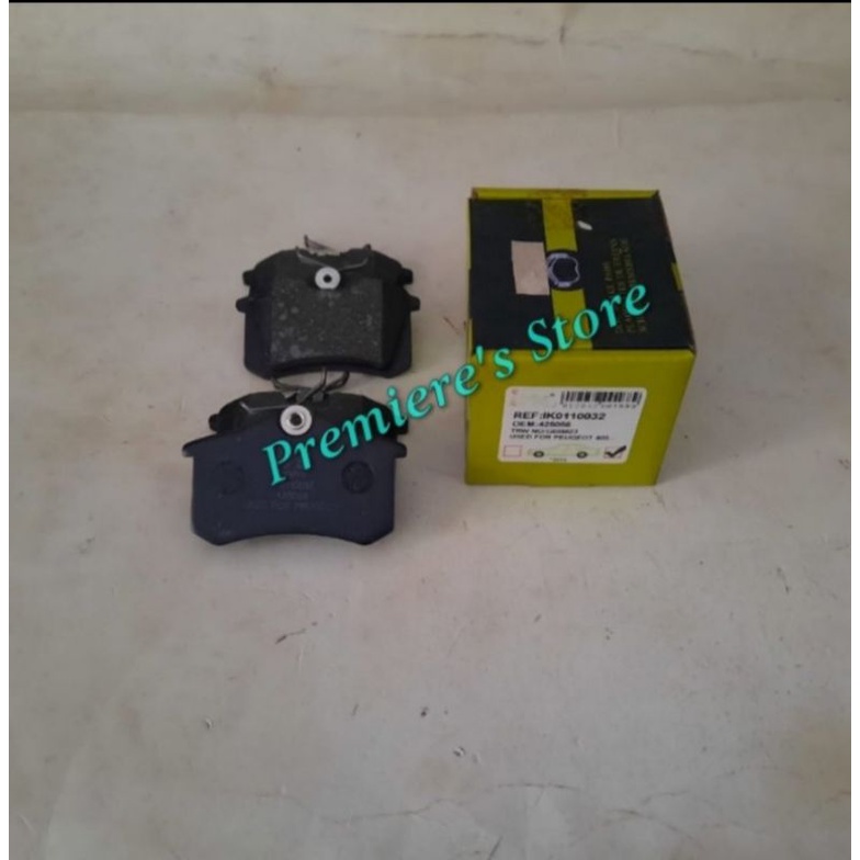 kampas rem belakang peugeot 307 sw sporty
