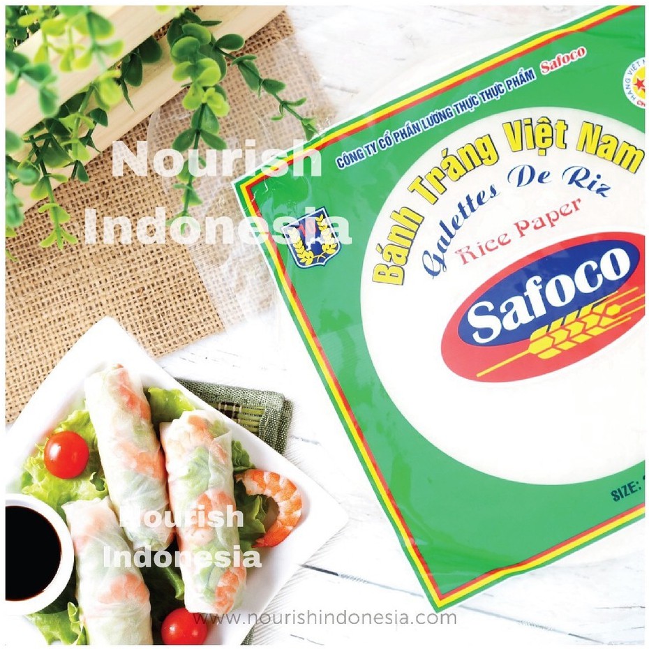 Safoco, Rice Paper (Kulit Lumpia) Banh Trang Viet Nam  22 cm