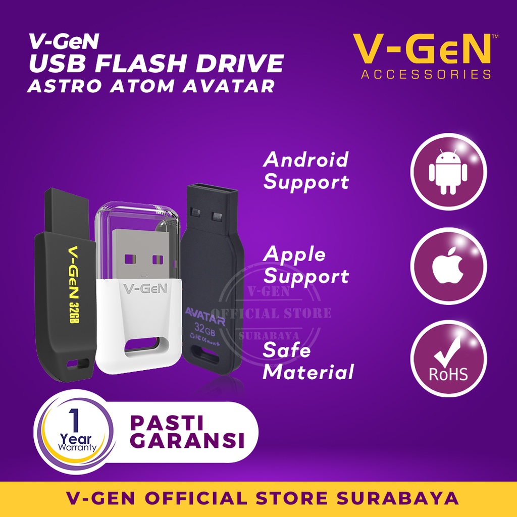 USB Flashdisk V-GeN ATOM ASTRO AVATAR USB2.0 V-GeN